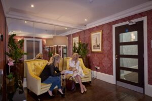 Women in hotel